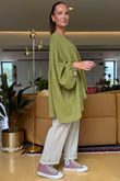 Made in Italy Santos Artist Smock Olive
